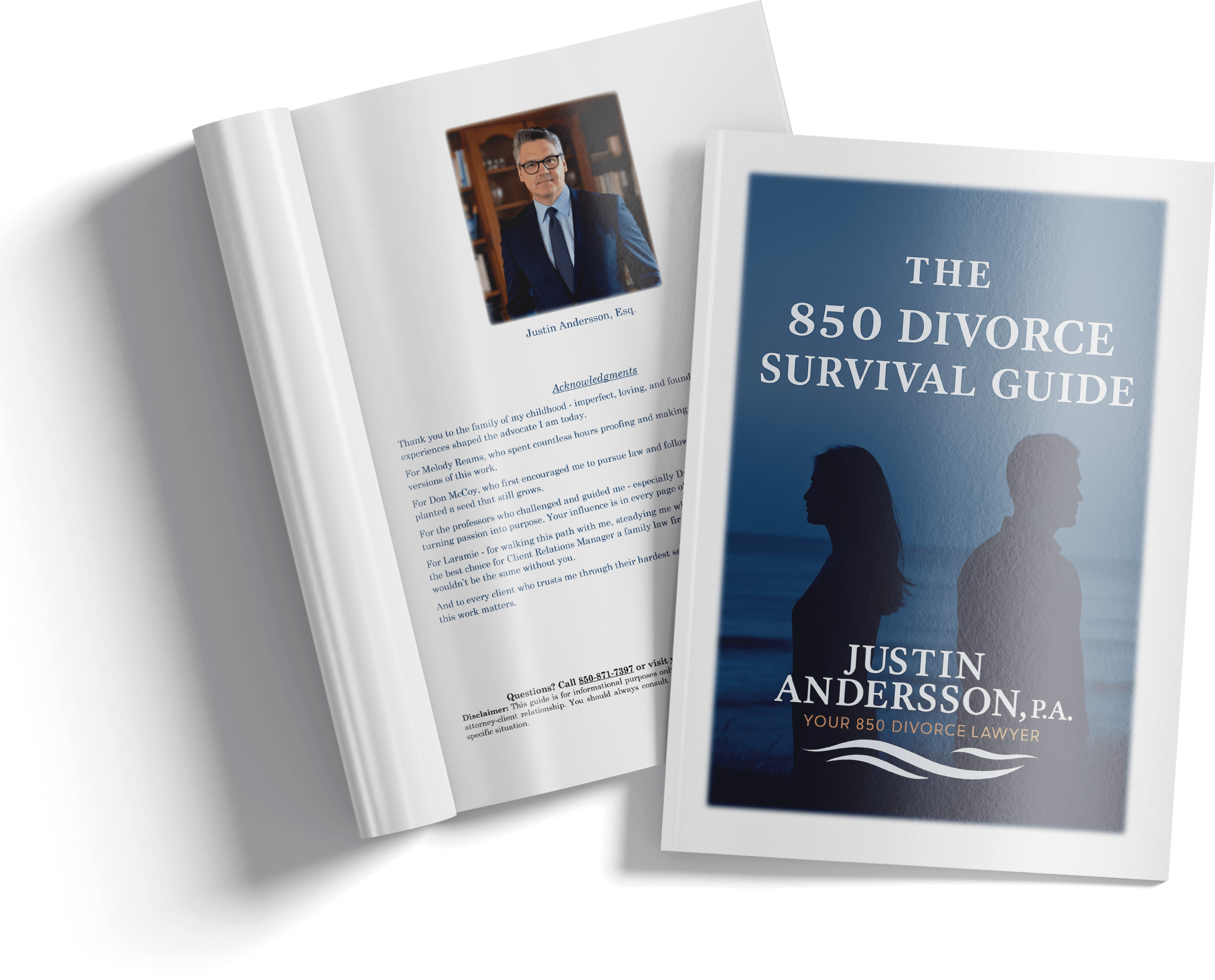 The 850 Divorce Survival Guide by Justin Andersson, P.A. serving Northwest Florida as an experienced divorce attorney