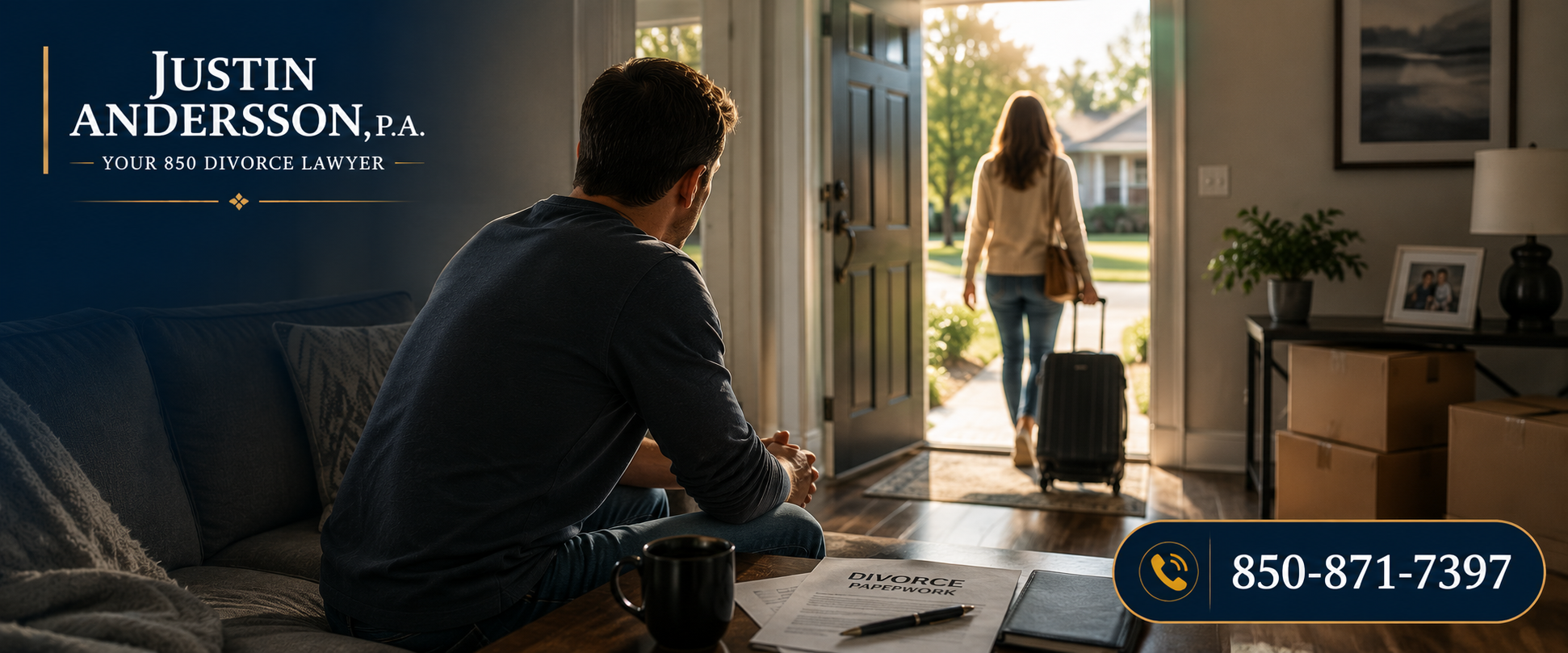 What Happens If Your Wife Moves Out Before the Divorce in Florida?