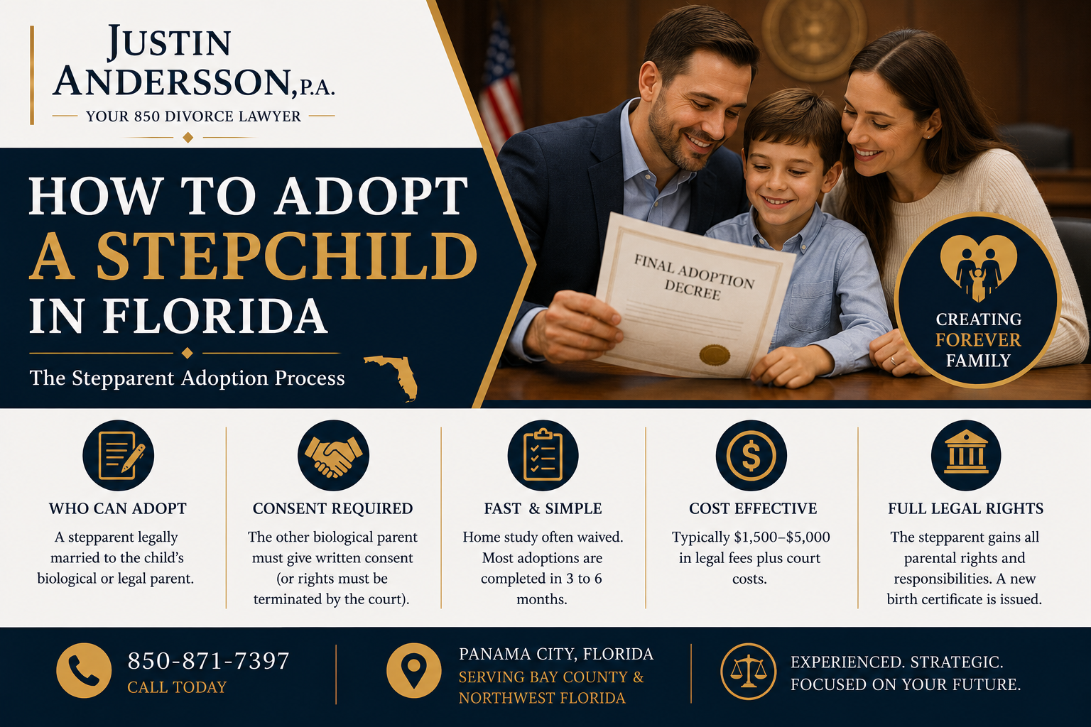How to Adopt a Stepchild in Florida: The Stepparent Adoption Process