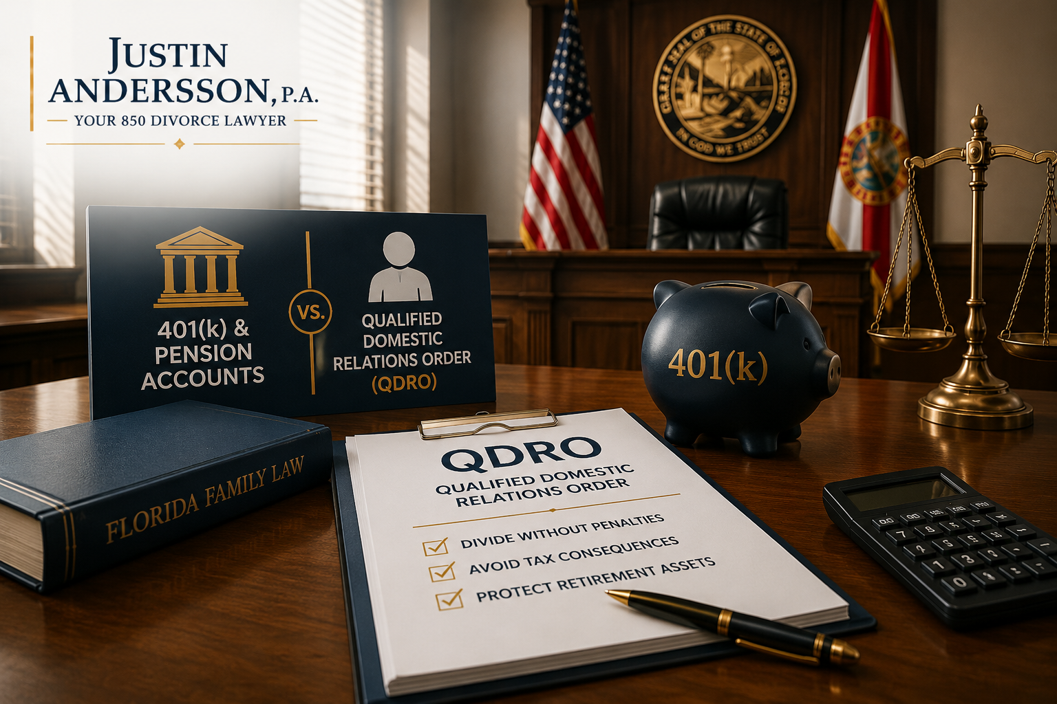 What is a QDRO? Dividing 401(k)s and Pensions in Divorce