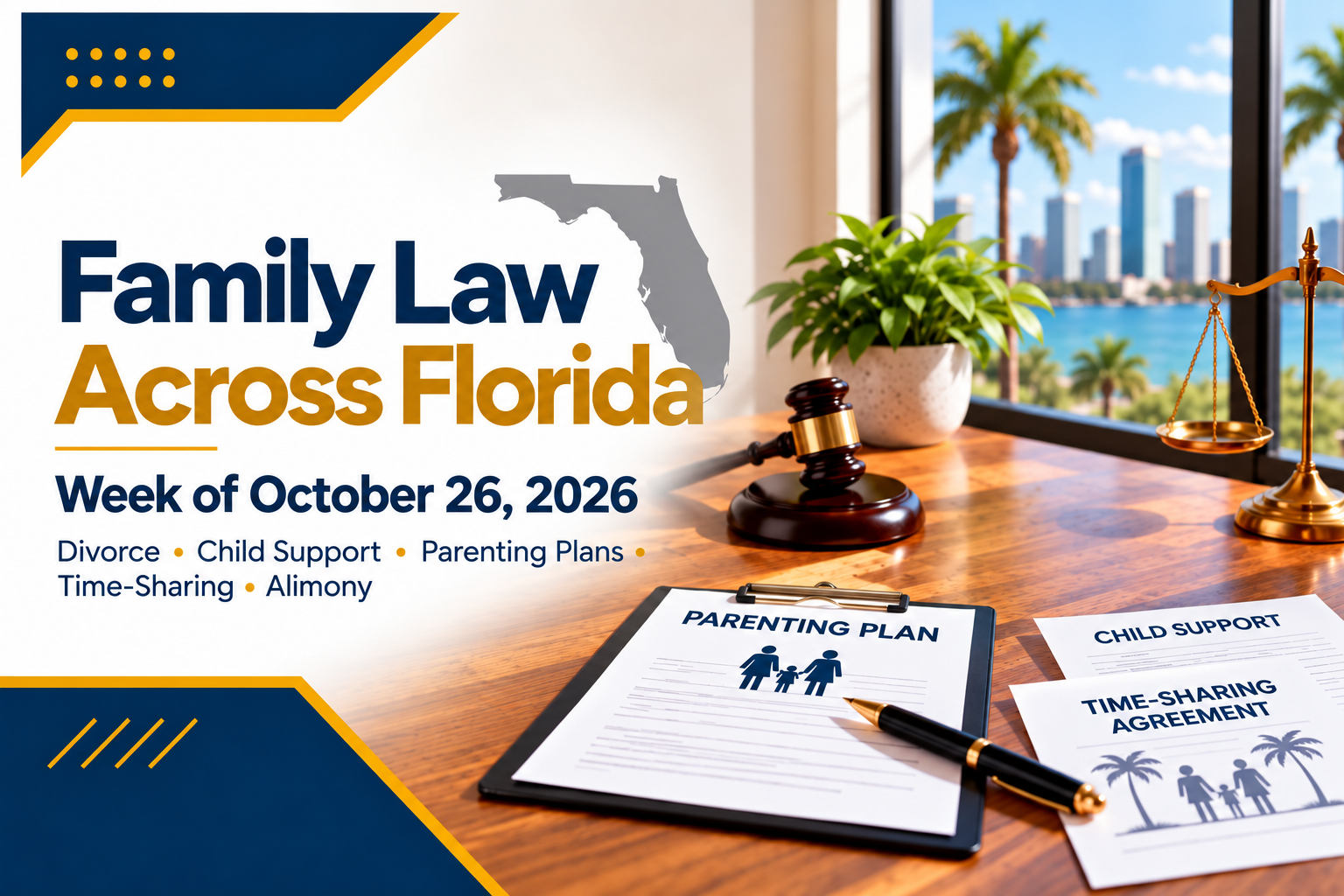 Family Law Across Florida: Week of October 26, 2026